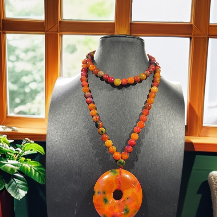 天然珠宝药花魂平安扣气质