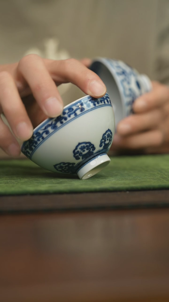 【闪购商品】杯柴窑青花破价福利