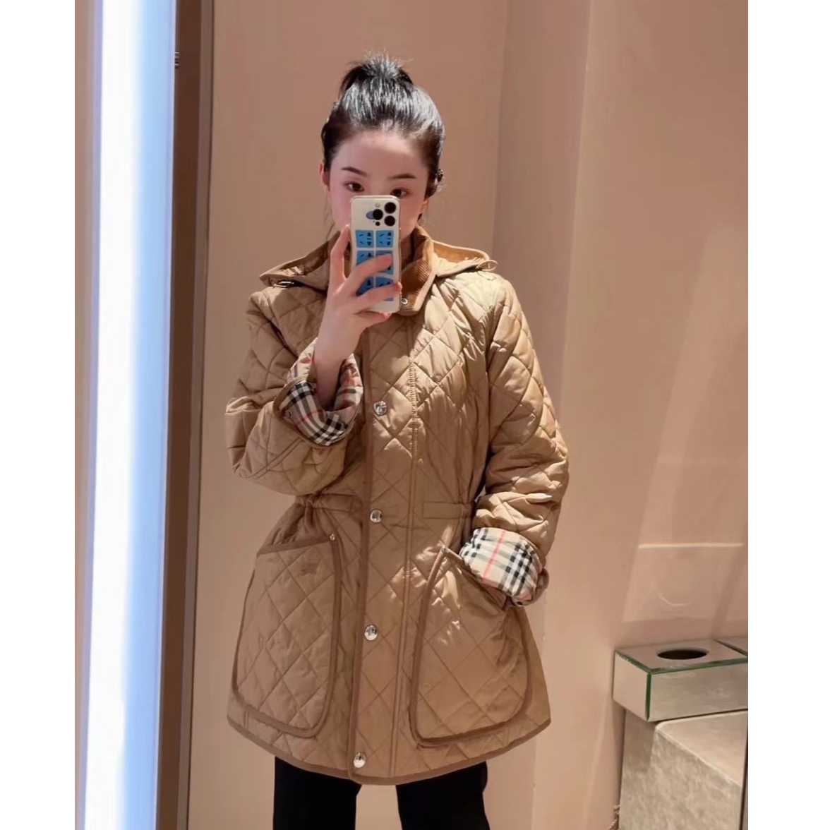 【Marshaller】“闭眼入”2025 B 家经典款 女中长款羽绒服 连帽外套