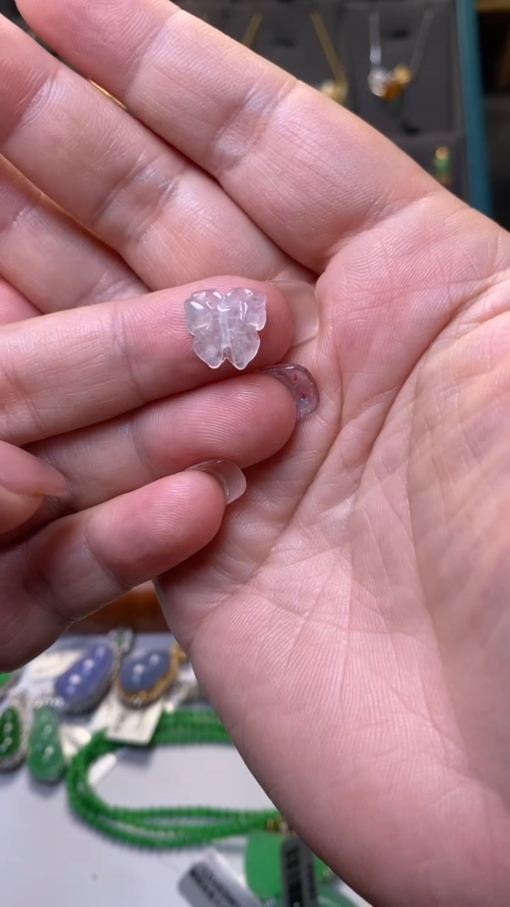 颈饰未镶嵌翡翠净货37450