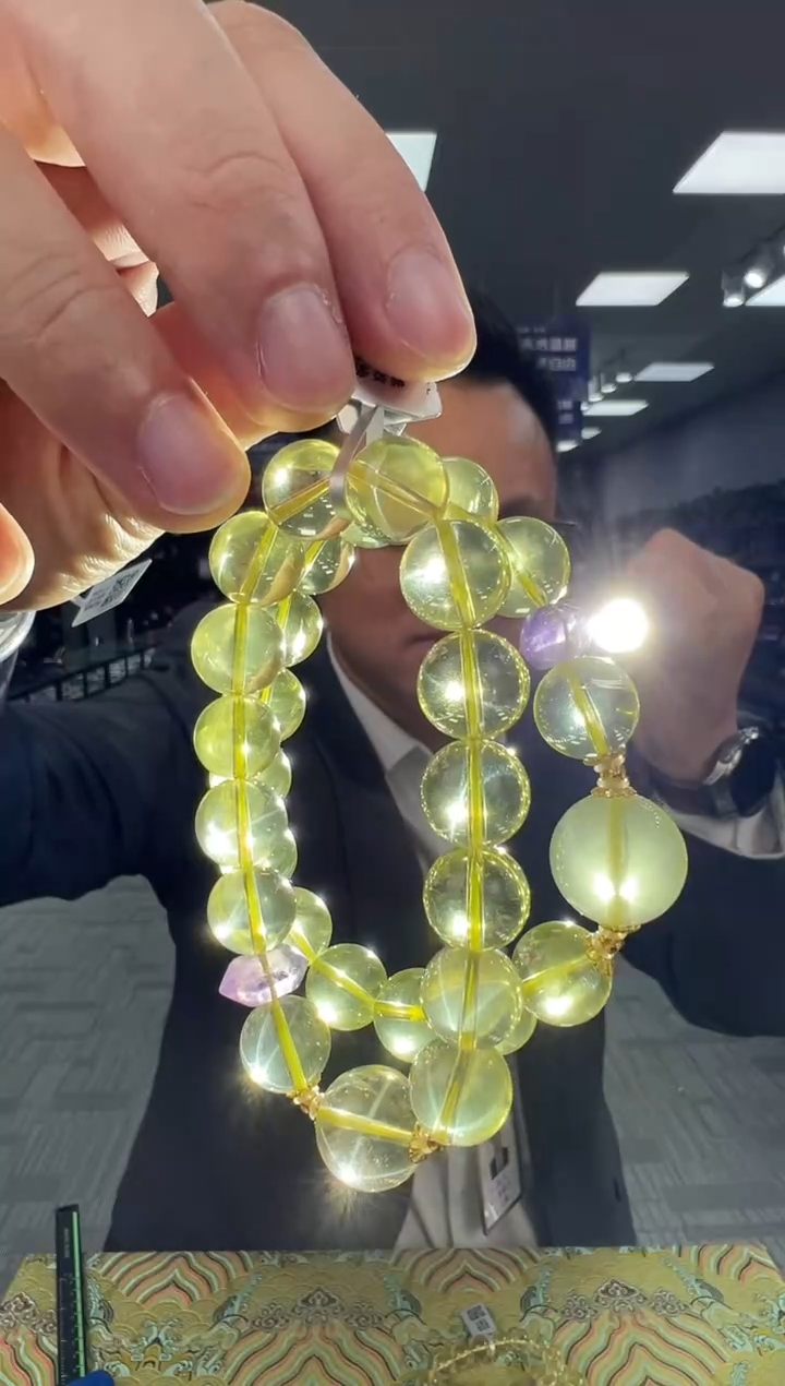 水晶手链未镶嵌7066js约12mm多样性发一件