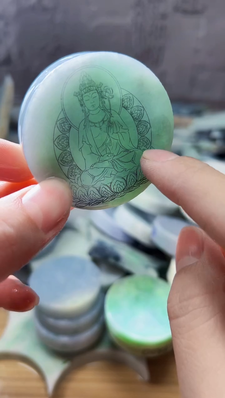 裸石翡翠天然翡翠A货石 南 499