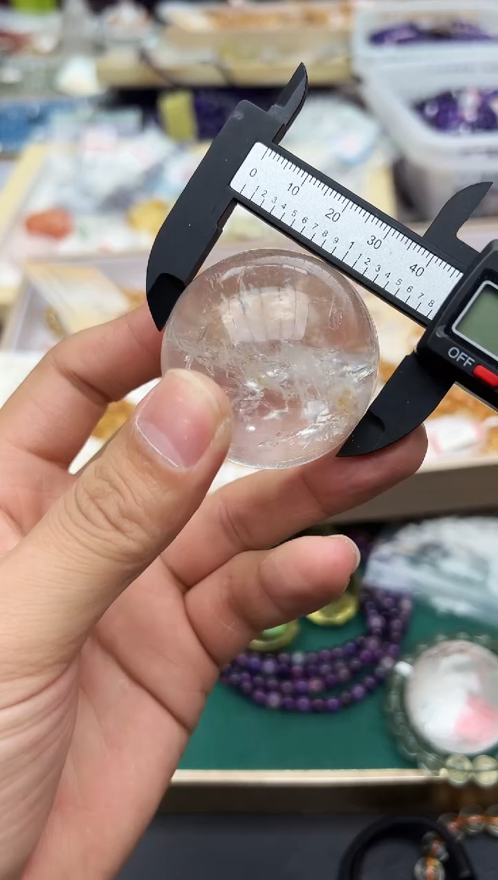 【闪购商品】水晶球未镶嵌白水晶球13