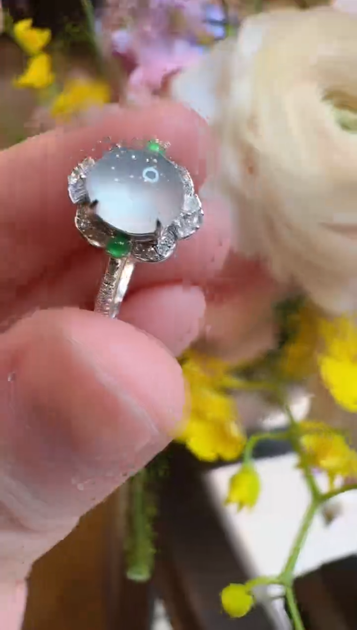 【闪购商品】翡翠戒指18K金镶嵌多样性团购发一件