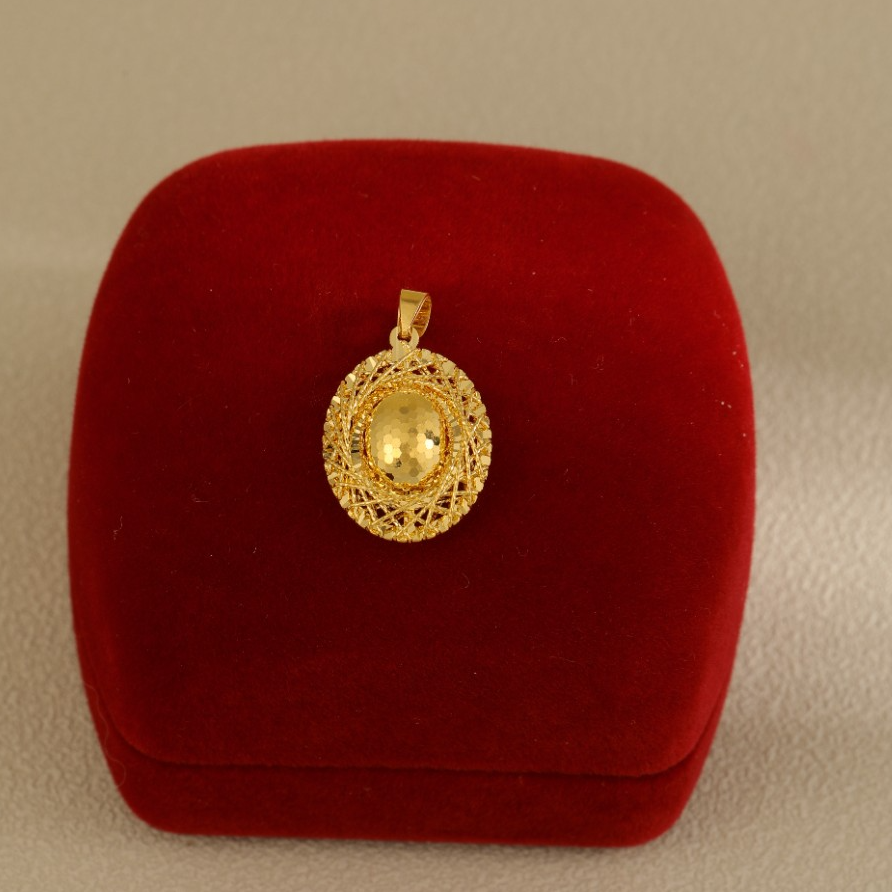 领丰金 5G黄金绕线鸽子蛋吊坠 黄金按克卖HXD175原料金条#HX