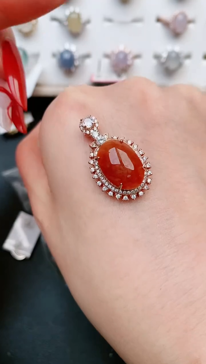 【闪购商品】翡翠戒指银S925镶嵌......