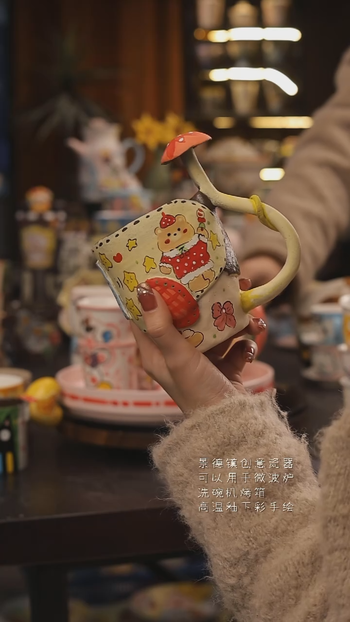 景德镇釉下彩绘设计师款式陶瓷