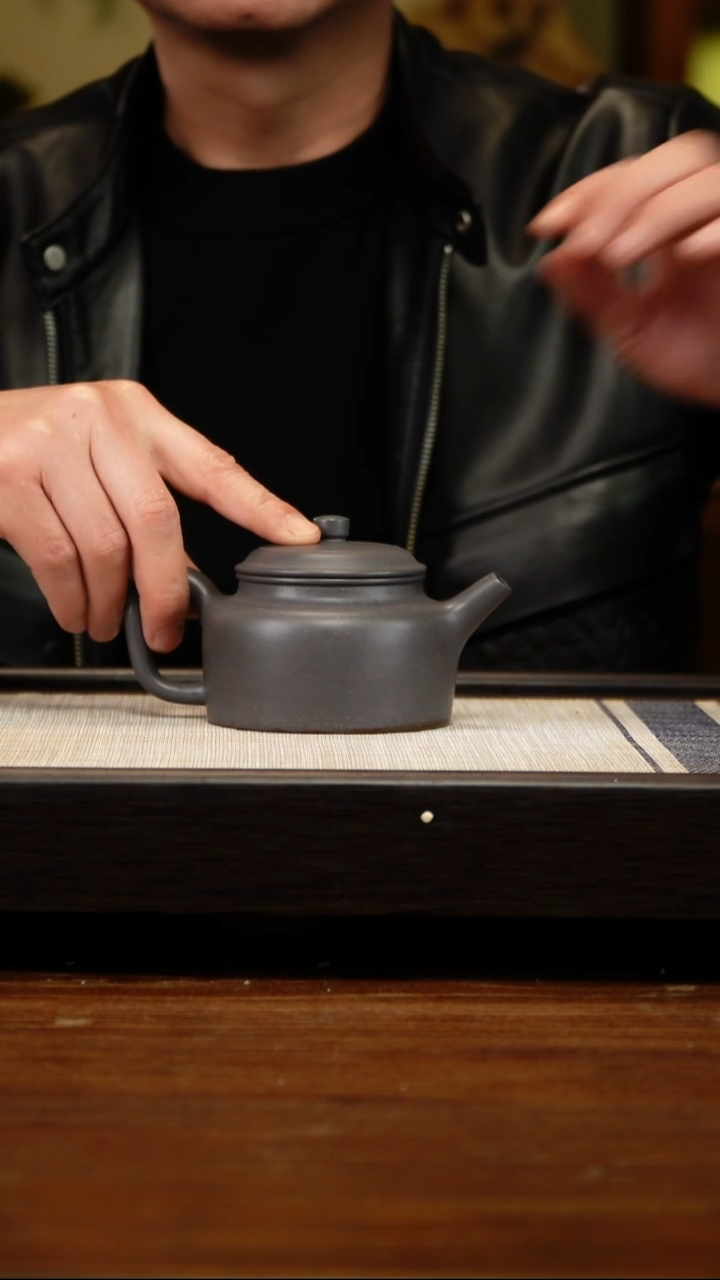 茶壶紫砂天青全手景舟