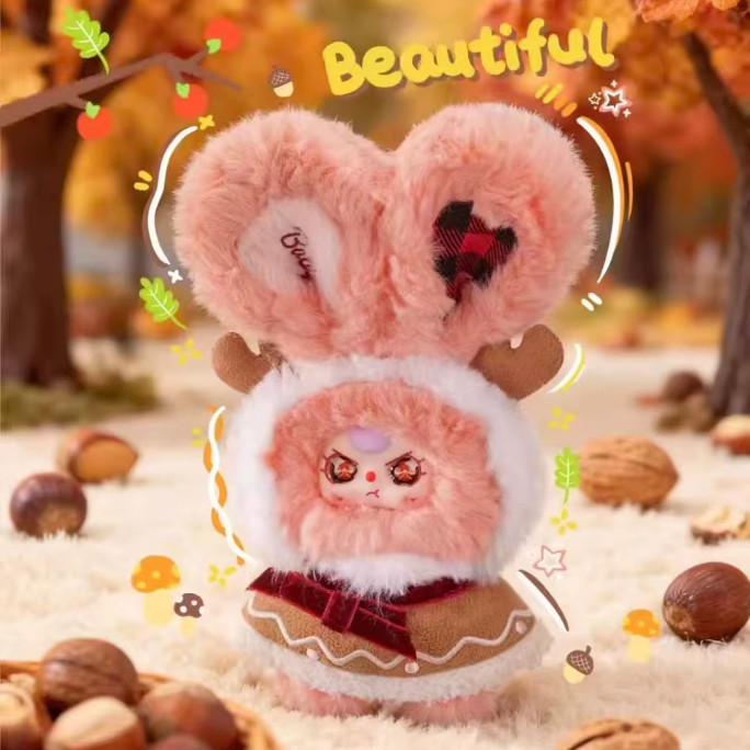 【冬日】娃三岁冬日系列搪胶潮玩公仔毛绒盲盒挂件包女生日礼物