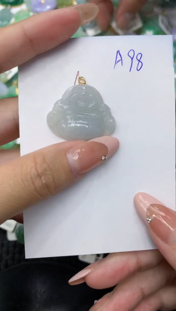 【闪购商品】翡翠颈饰18K金镶嵌111111111