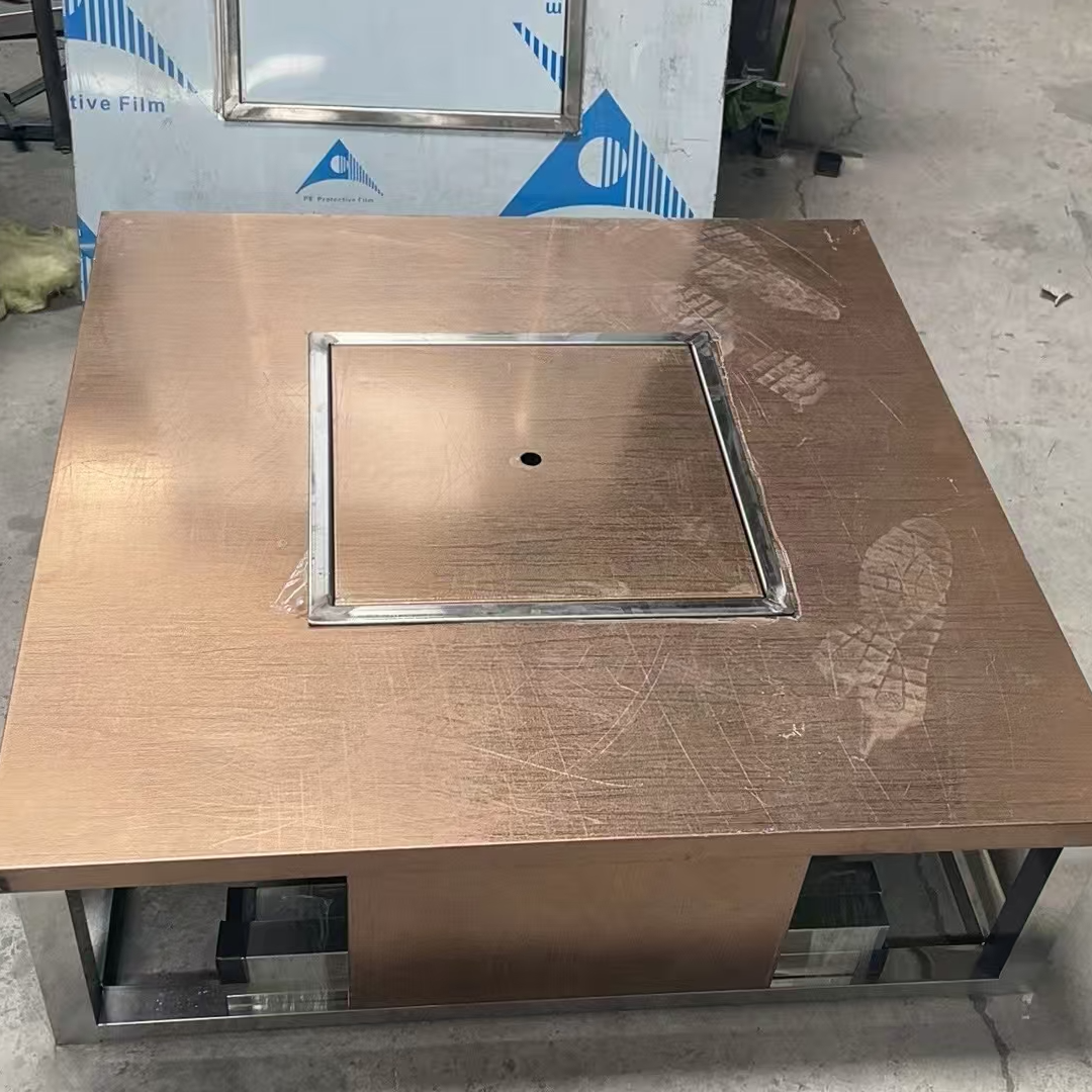 家商两用户外一体无烟碳烤炭烤不锈钢自助烧烤2025玫瑰金92公分