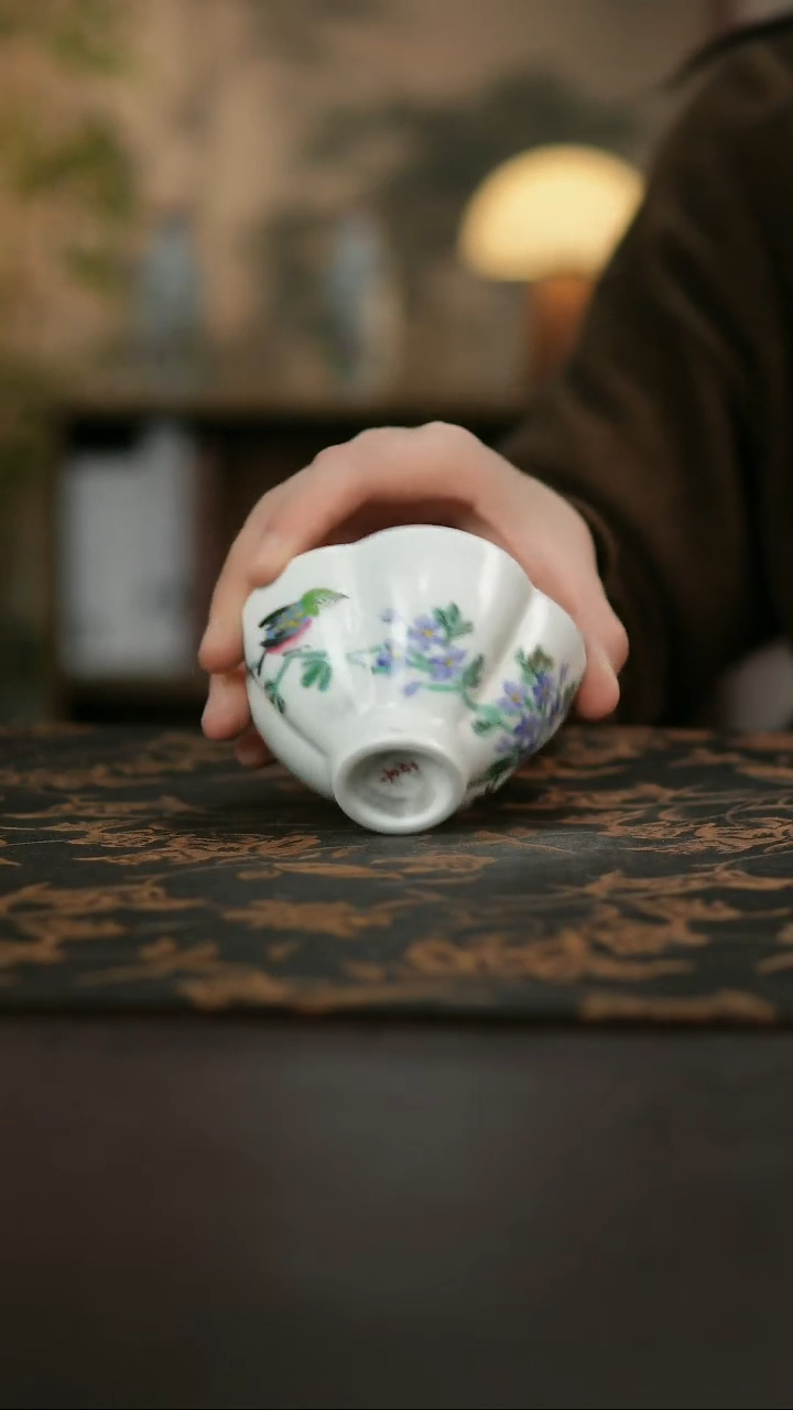 景德镇陶瓷杯碗柴烧多人