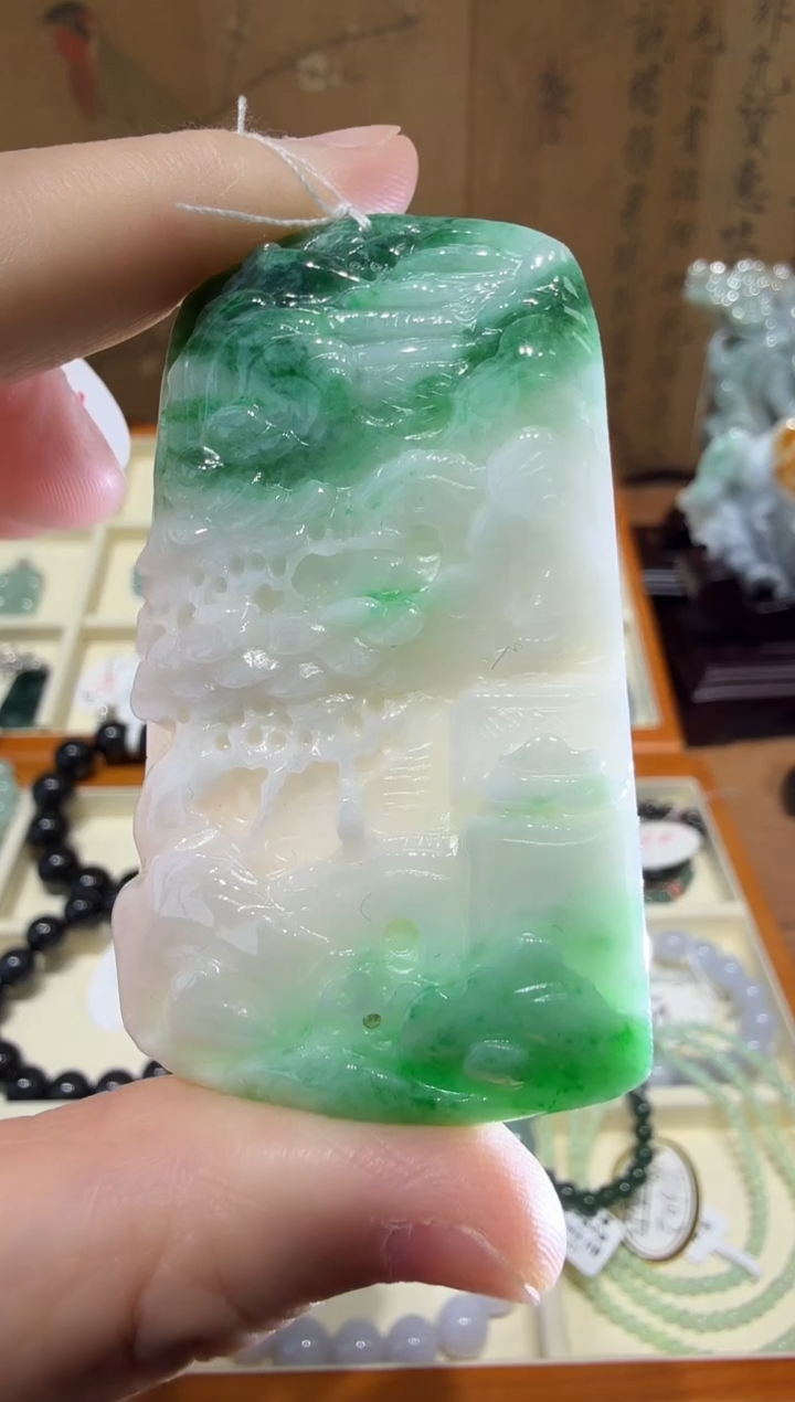 未镶嵌挂件翡翠A货翡翠多样性孤品