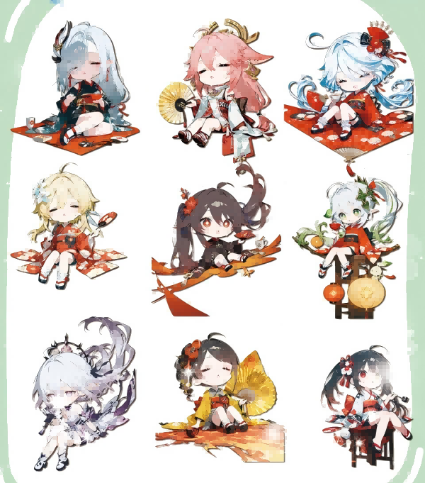 萌物-冰箱贴  纸质卡牌盲盒（代拆）