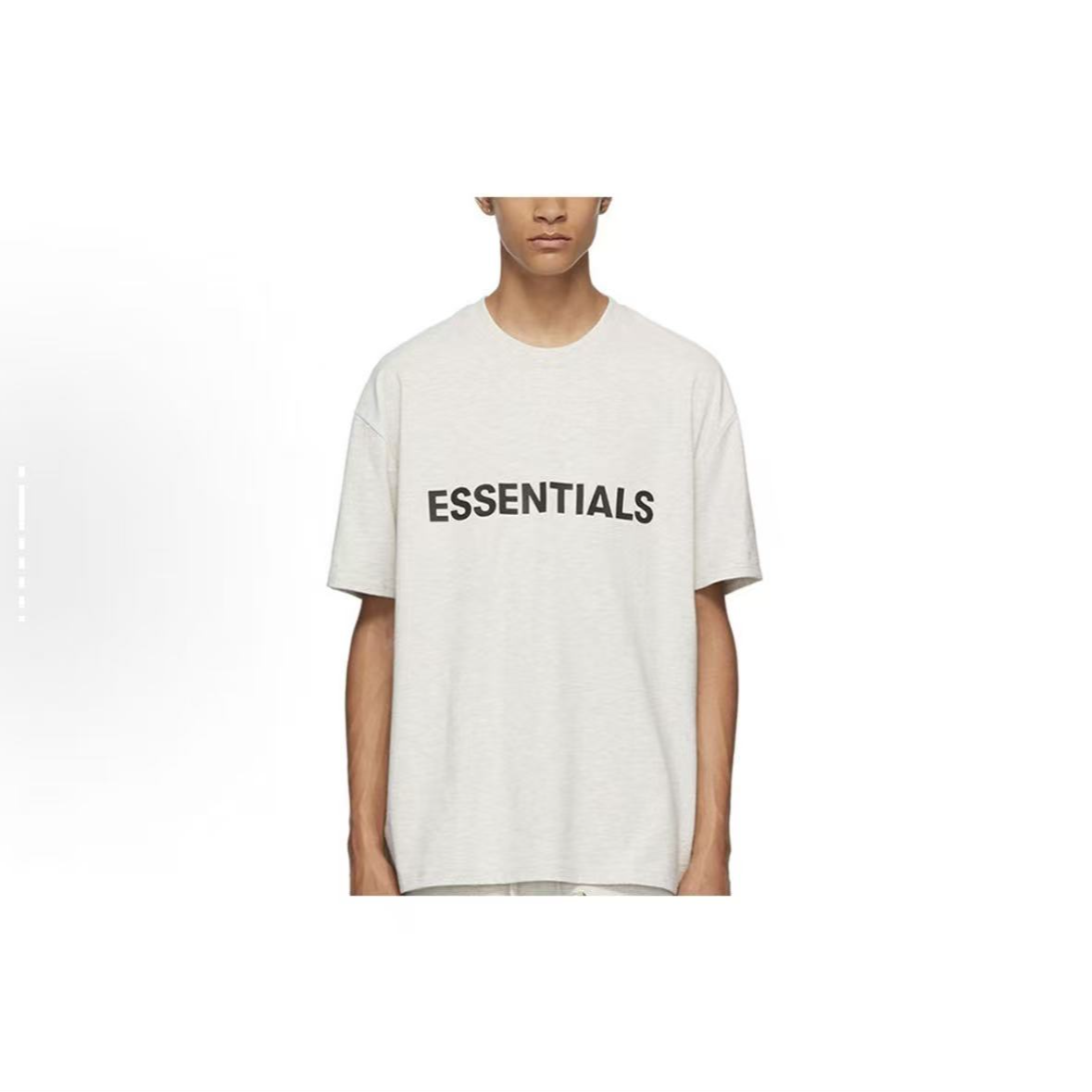 ESS   20白色短袖 正面大LOGO 潮流服饰