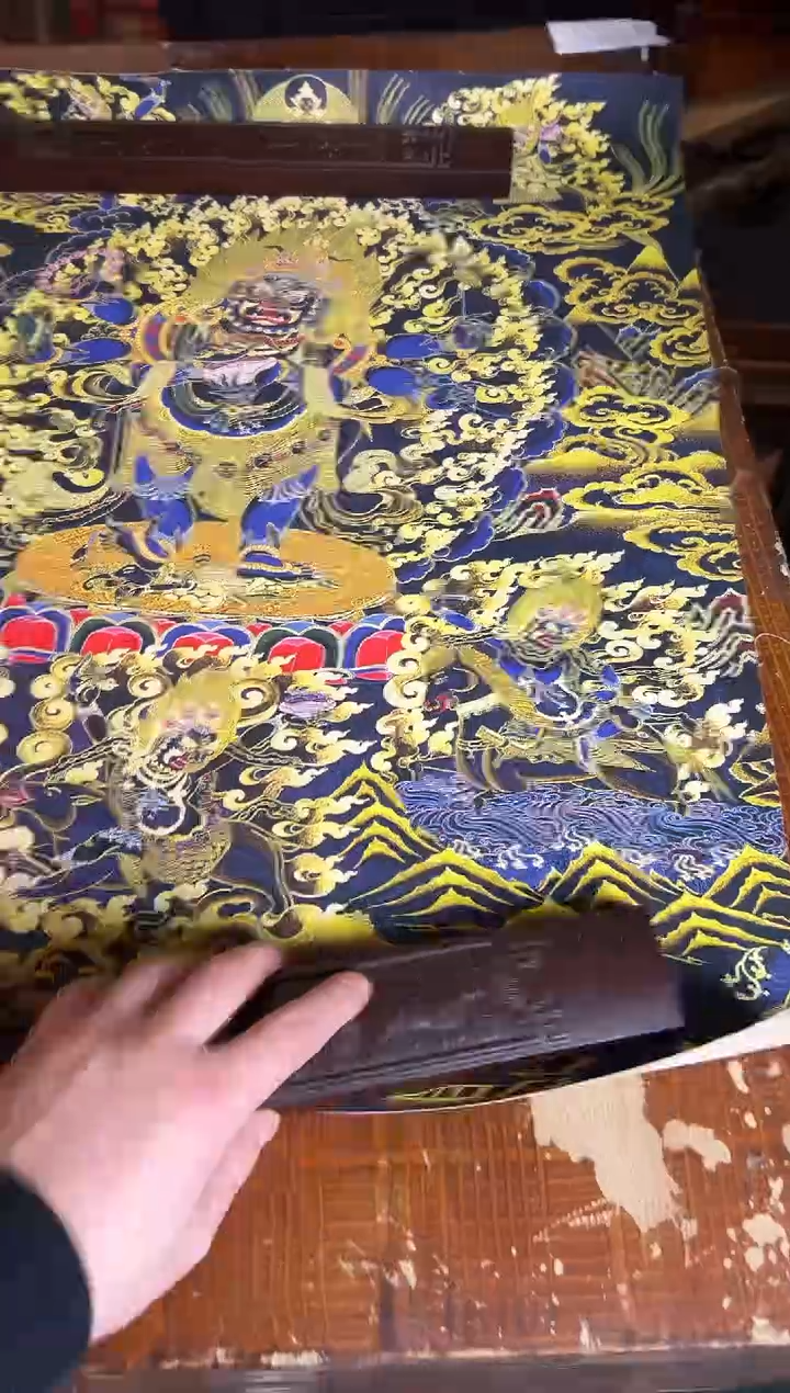 卷轴画手绘唐卡002