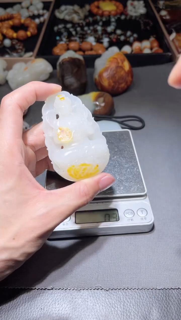 【闪购商品】和田玉（子料）未镶嵌挂件YL-ZZ-3.14-45