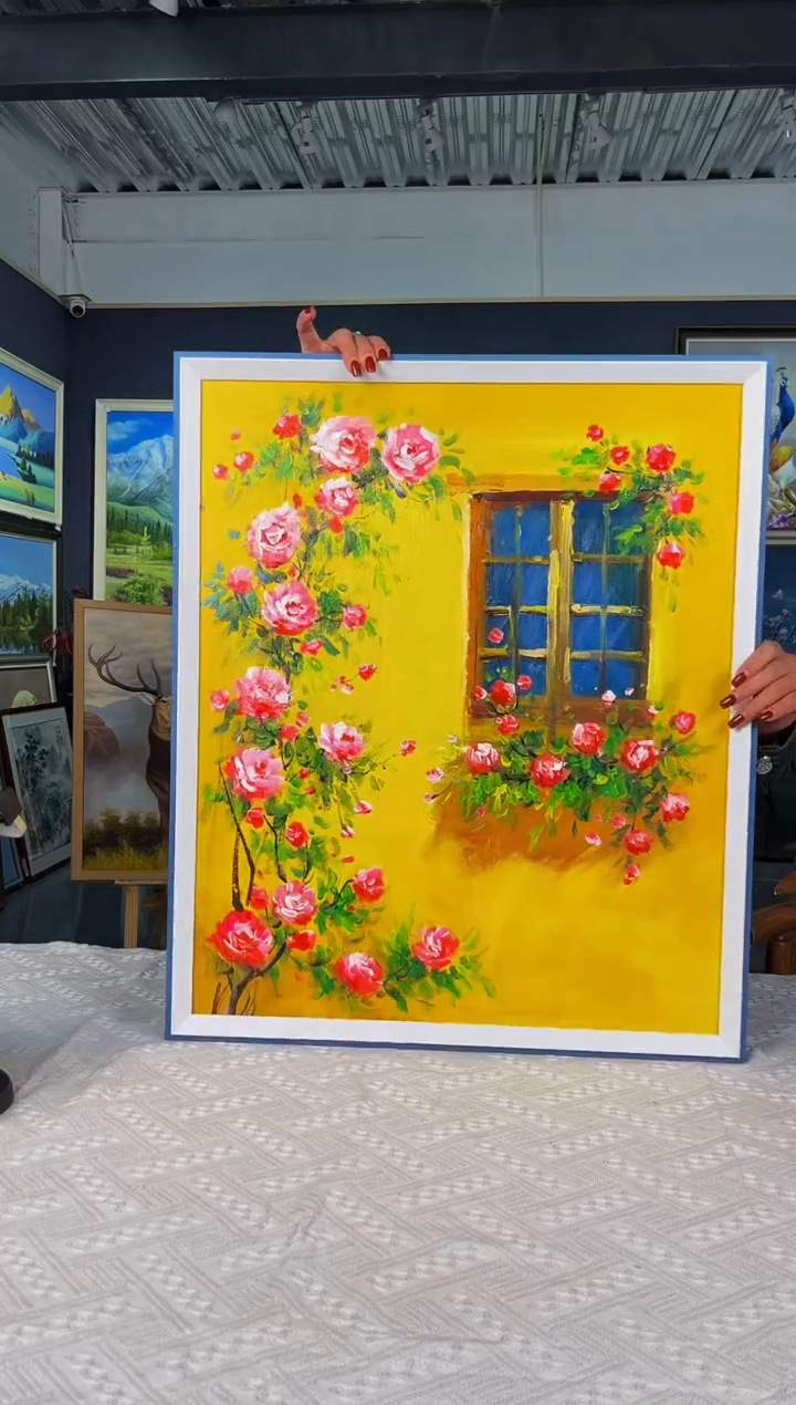 【闪购商品】油画36号 50*60 花-手绘油画