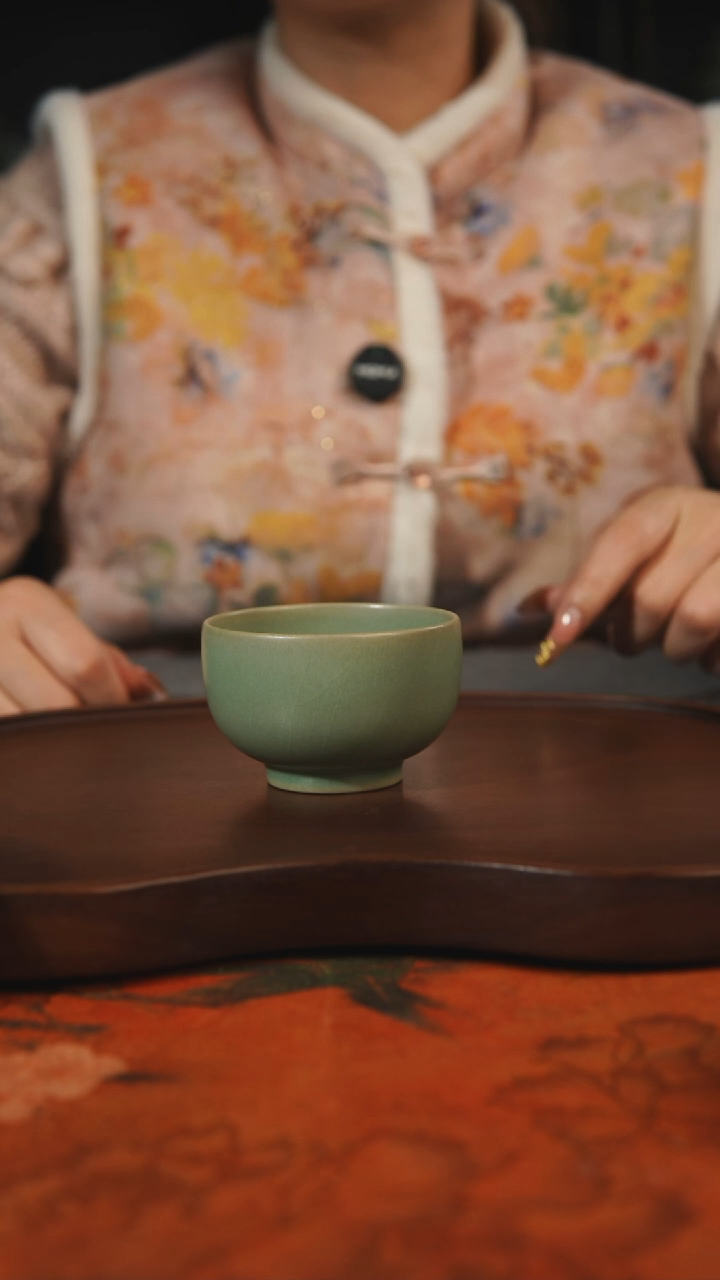 杯子瓷汝州原产地原矿仿古老釉q