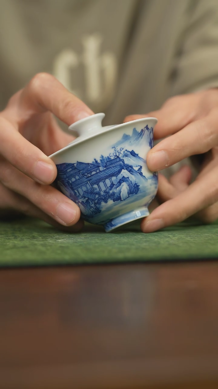 【闪购商品】杯柴窑青花破价福利