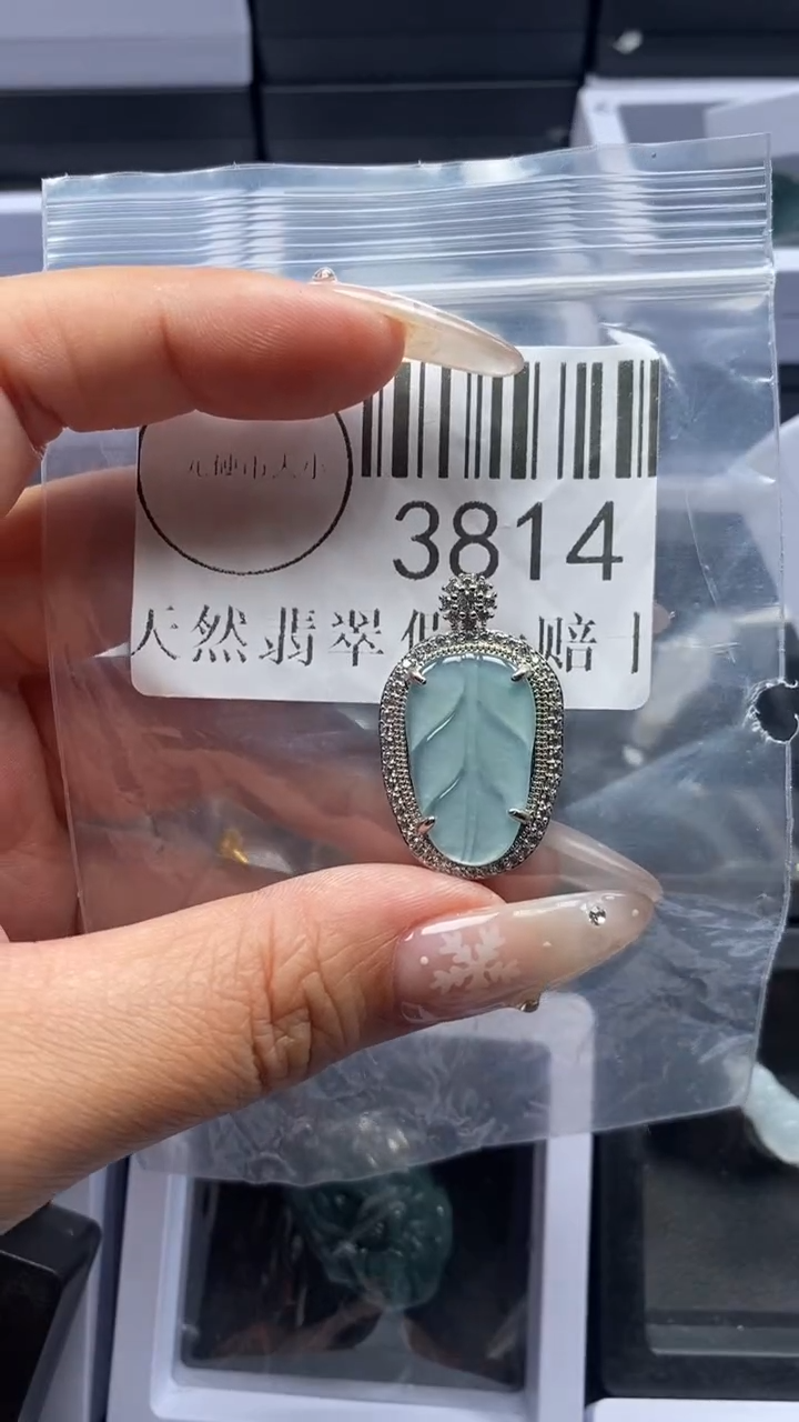 颈饰未镶嵌翡翠3814