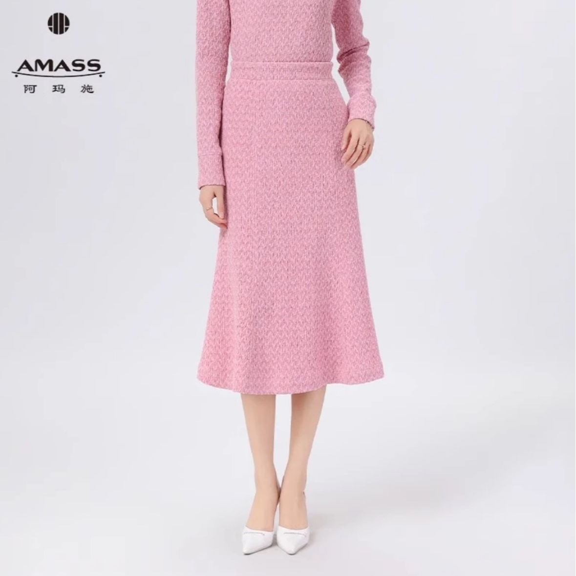 AMASS/阿玛施高腰显瘦鱼尾裙5200404