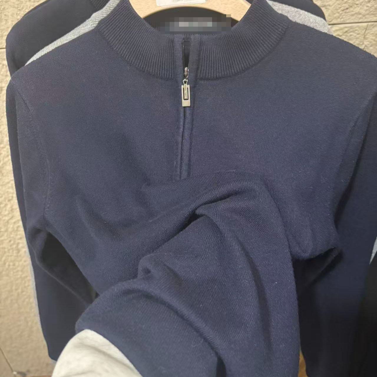 【纯羊毛】480g男士秋冬保暖毛衣羊毛衫