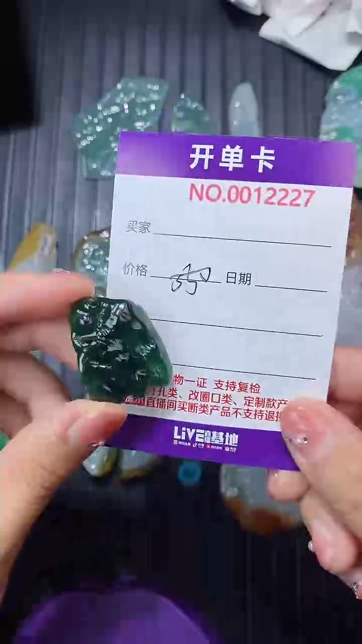 【闪购商品】翡翠颈饰未镶嵌随形