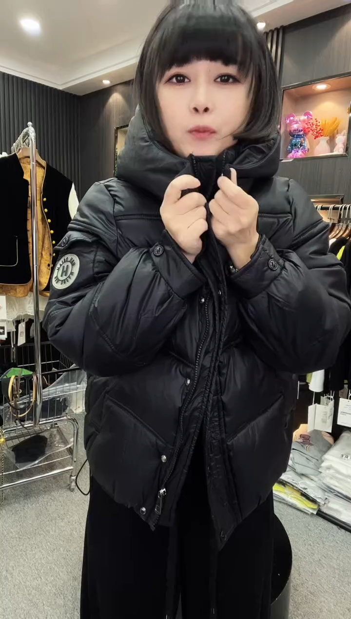 2889棉服----黑色