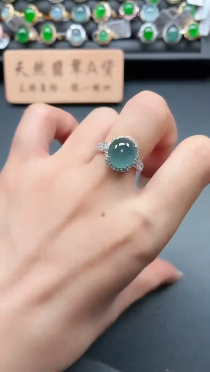 未镶嵌戒指翡翠1111