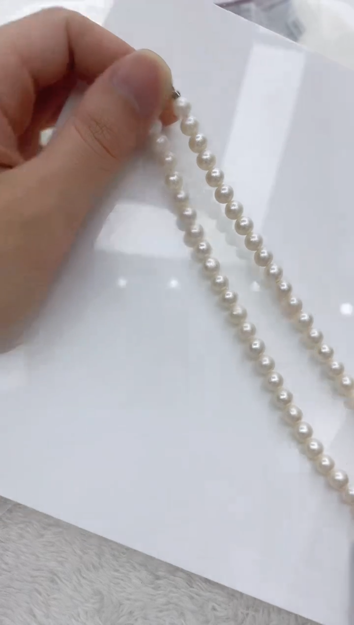 【闪购商品】淡水珍珠颈饰银S925镶嵌淡水珍珠项链