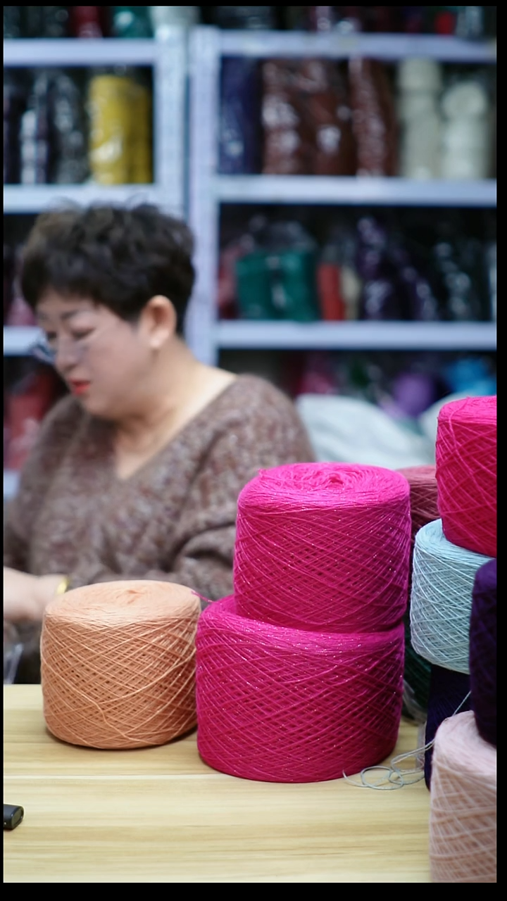 羊绒欢姐编织E313