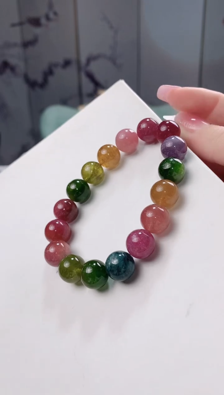 【闪购商品】碧玺单圈12*未镶嵌多人多样性发其一