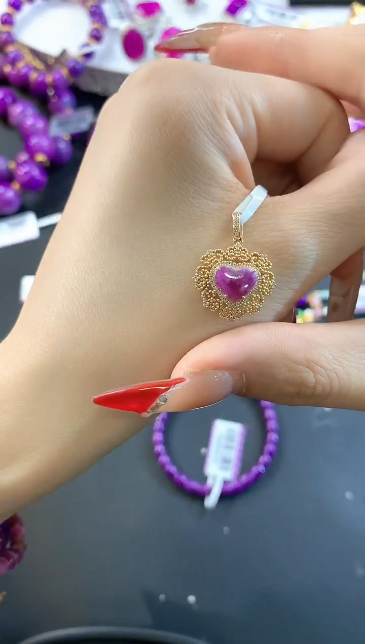 【闪购商品】苏纪石（舒俱来）.18K金镶嵌舒俱来吊坠 