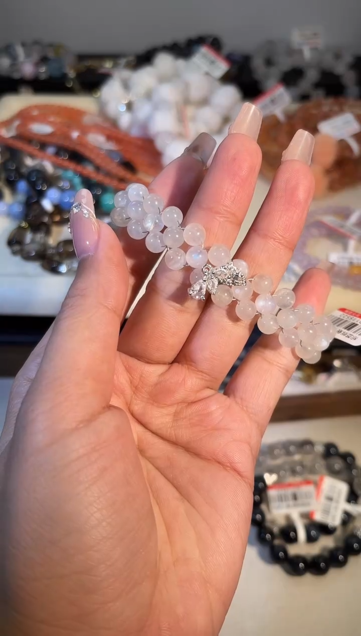 未镶嵌手链月光石k427多样性发货一件