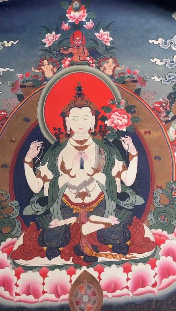 卷轴画天天的唐卡tk160