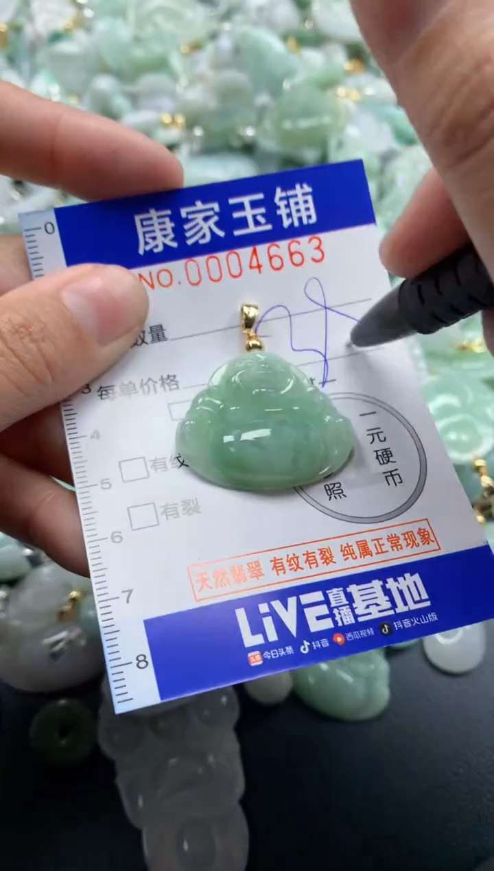 颈饰未镶嵌翡翠4663
