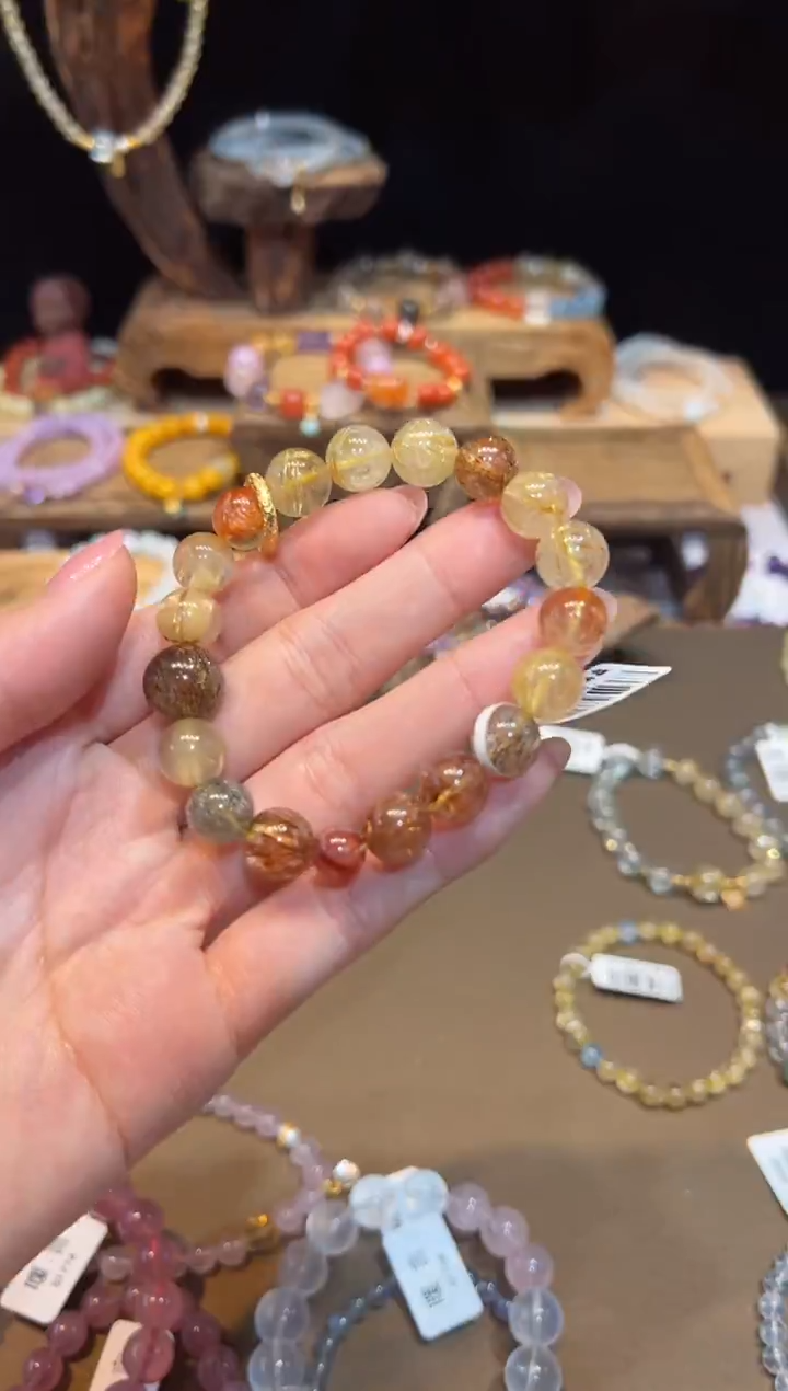 水晶手链未镶嵌手饰@@E6287