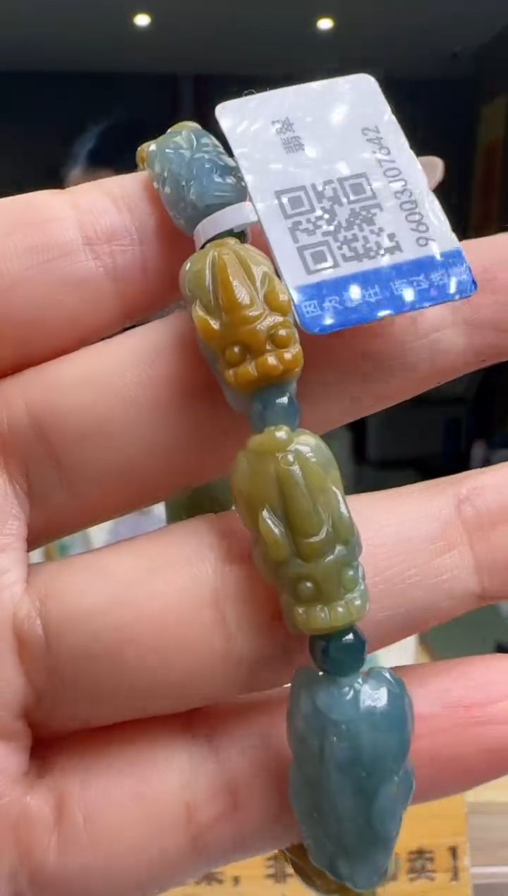 【闪购商品】翡翠手串未镶嵌多样性发一YJ@@960Q3J07642