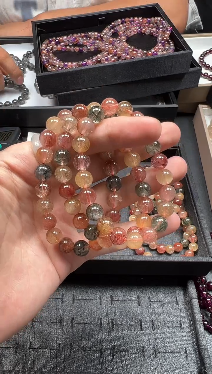 水晶手串未镶嵌W6178-多样性发一件-9mm