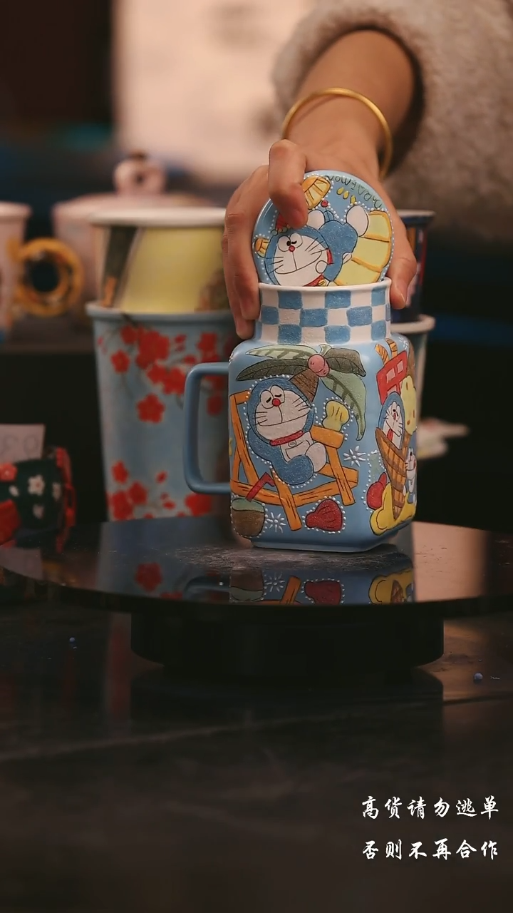 陶瓷景德镇可爱设计师款陶瓷 