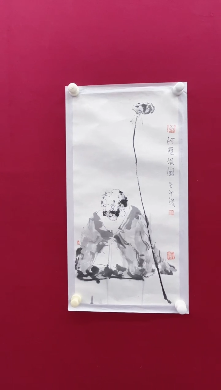 【闪购商品】国画X-李老师汉-绘画作品-888