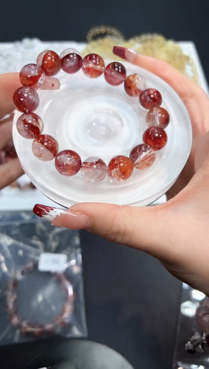 【闪购商品】水晶手串未镶嵌37i多样性发其一/1条13mm默认微瑕