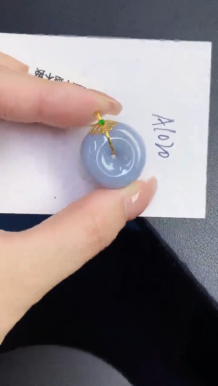 【闪购商品】翡翠颈饰18K金镶嵌00000000000