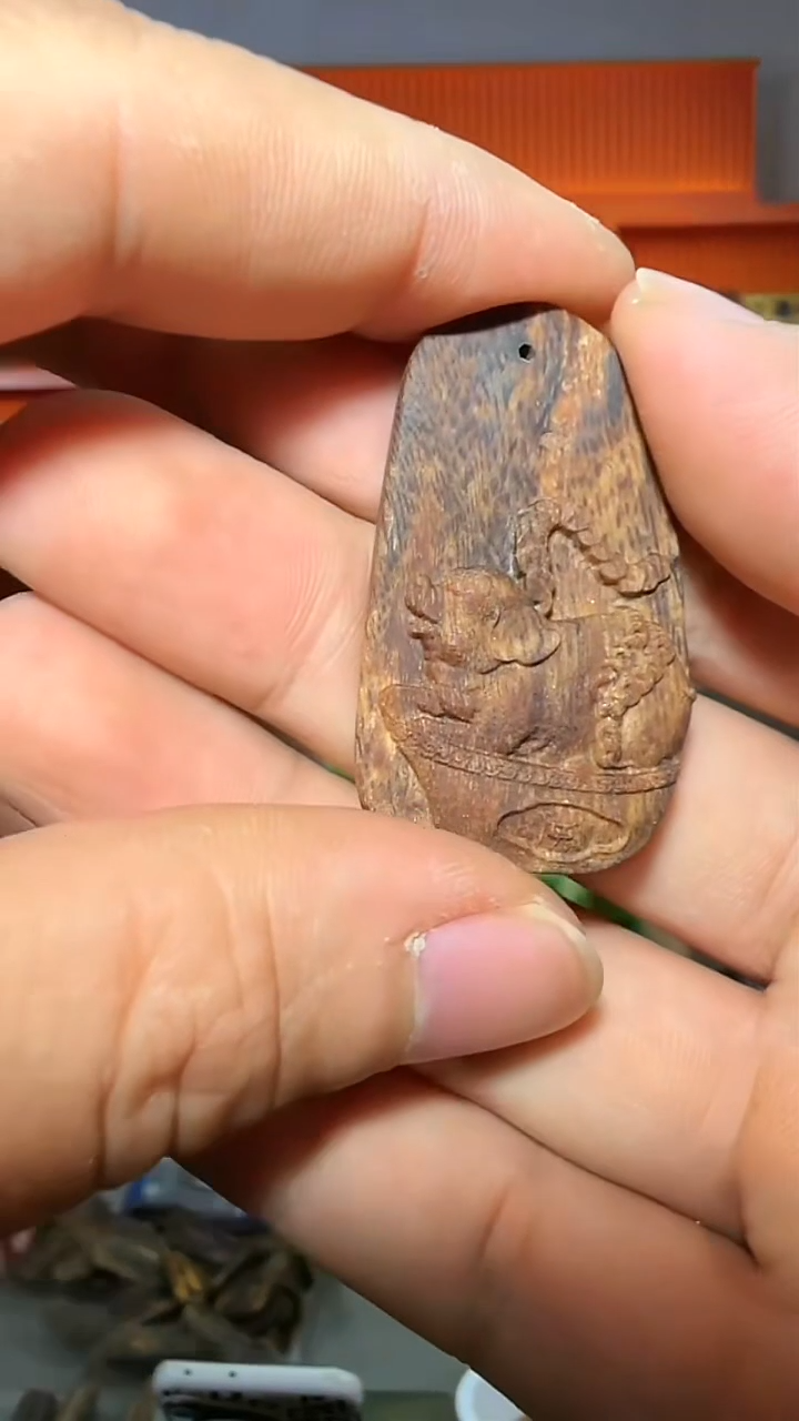 沉香吊坠156号红土生肖猪多样性发一