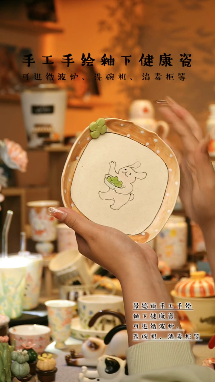 【闪购商品】杯景德镇高温釉下彩&A784