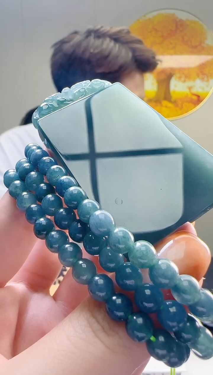 颈饰未镶嵌翡翠多样性随机发其一