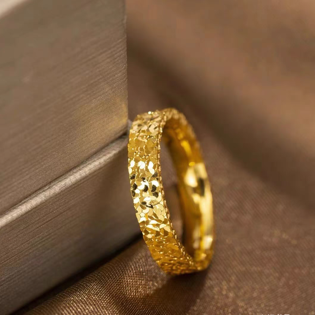 碎冰冰戒指 固口