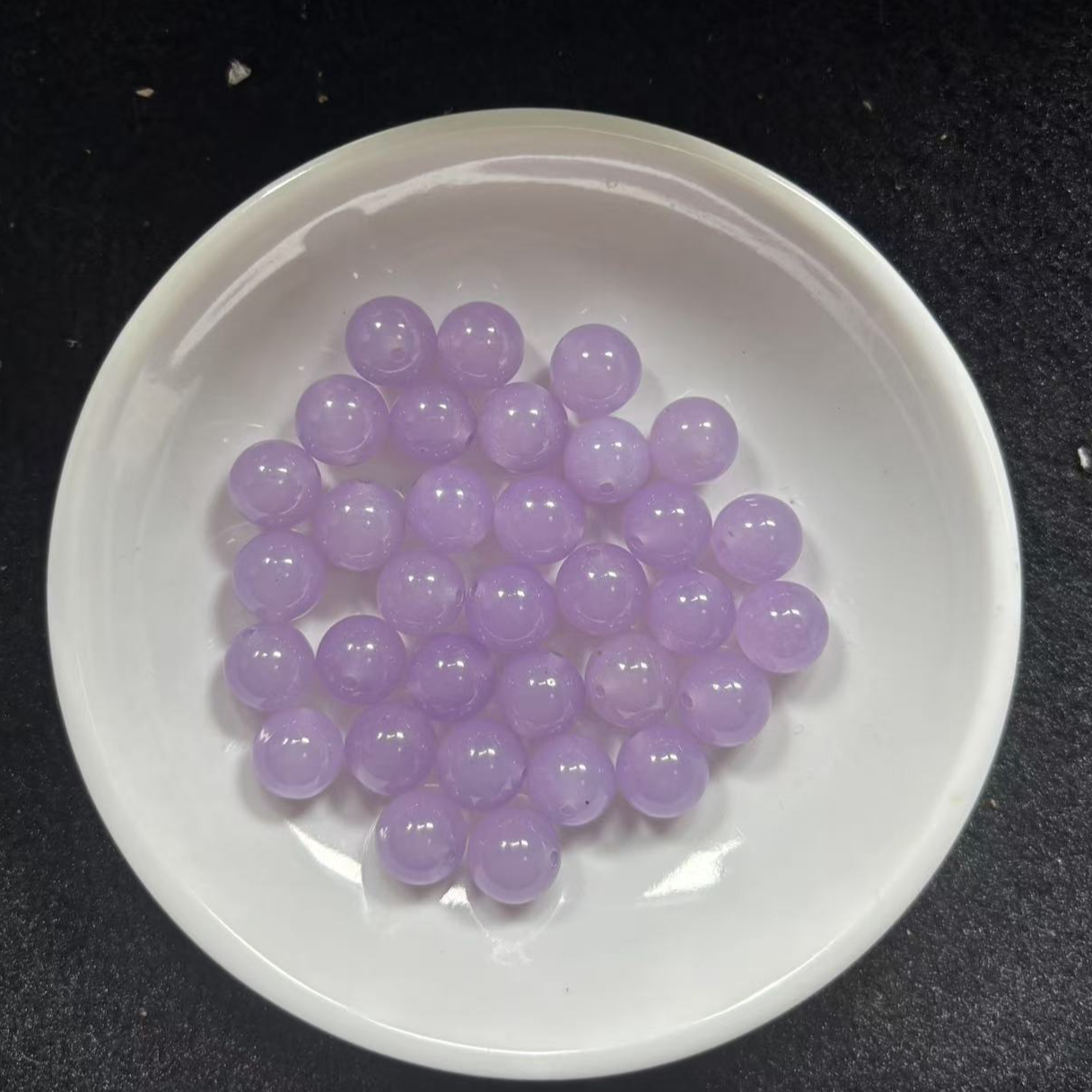  天然散珠 紫罗兰 10mm （赠弹力绳） 