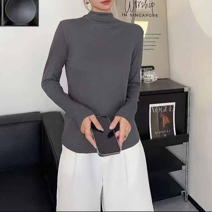 经典半高领养肤衣--0021